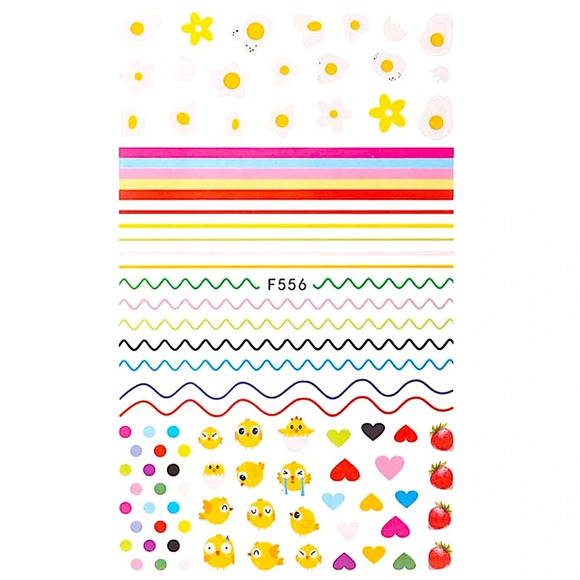 nails Other - 💌 BO/GO$6 🐥🌈 Chicks Rainbow Nail Stickers